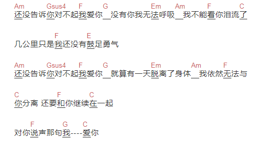 《对不起我爱你》歌词:这熟悉的天气留在深处的记忆似乎那次我们相遇