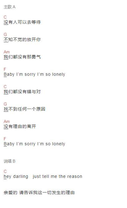 《没有理由》歌词:作词 : 永彬ryan.b作曲 : 永彬ryan.