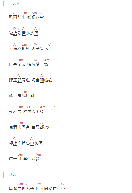 《醉梦前尘》歌词:风雨前尘 傲视苍穹轻抚陈情亦从容云深不知处